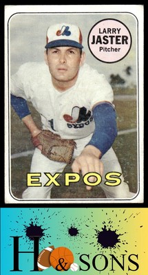 1969 Topps #496 Larry Jaster