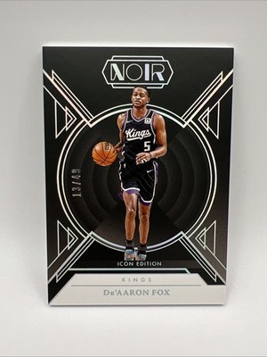 2024-25 Panini Noir - Icon Edition De'Aaron Fox #132 Holo Silver /49 Knicks