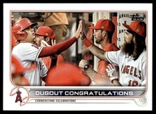 2022 Topps Dugout Congratulations Ohtani Los Angeles Angels #416