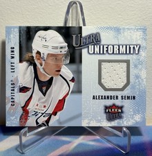2008-09 Fleer ULTRA Hockey ALEXANDER SEMIN #UA-AS UNIFORMITY JERSEY