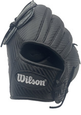 Wilson A360 Baseball Softball Glove 12  Leather Black Gray / LHT