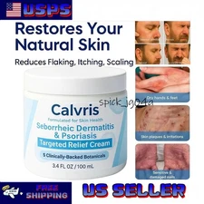 1-5 pcs Calvris Seborrheic Dermatitis Psoriasis Cream, Beard Recovery