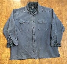 Vintage 90s Levi s Insulated Flannel Shirt Large Workwear Heavy