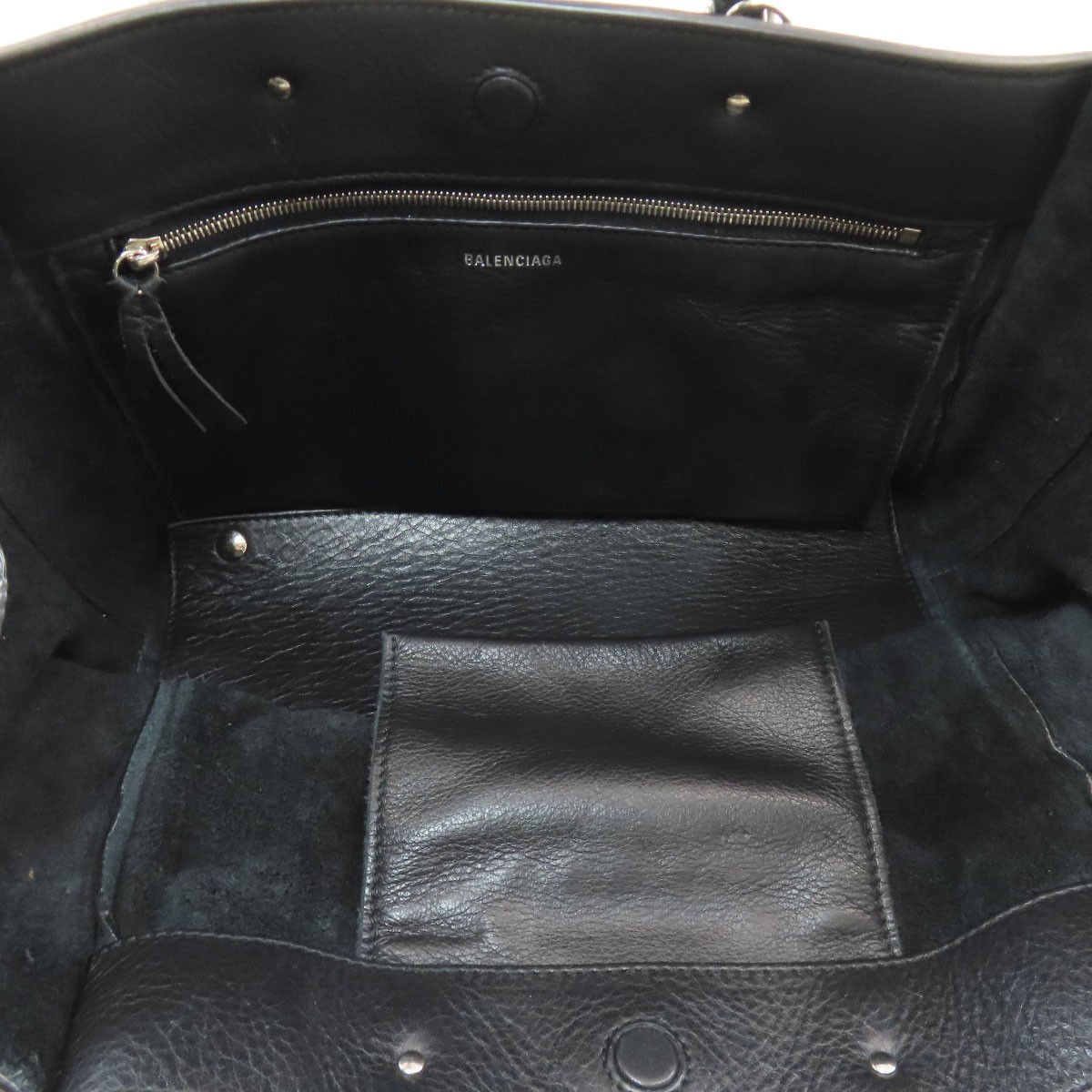 BALENCIAGA 370926 Paper 2WAY Handbag Leather  Ladies [Used] thumbnail 5