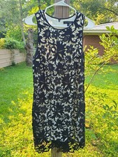 Banana Republic black lace dress size 10