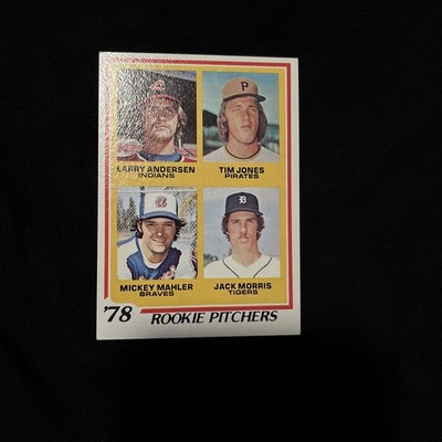 1978 Topps - Rookie Pitchers Jack Morris, Larry Andersen, Tim Jones #703 (RC)