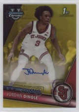 2023-24 Bowman U Chrome Prospect Yellow Refractor 32/75 Jordan Dingle Auto 0nr3