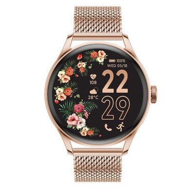 Ice-Watch - ICE Smart 2,0 - Runde Roségold Damenuhr Connected mit Metall
