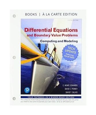 Differential Equations and Boundary Value Problems: Computing and Modeling : Tec