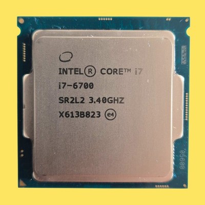 Intel Core i7-6700 CPU Prozessor, LGA1151, SR2L2, 3,4 GHZ, Mit CPU Box | 6