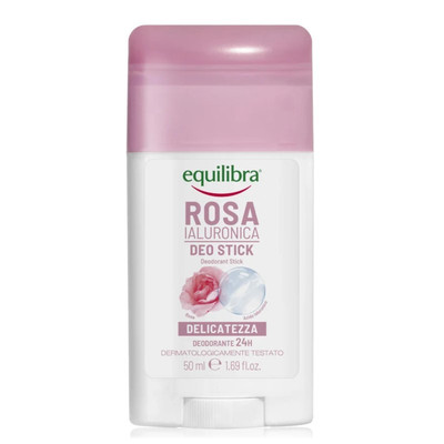 8000137017904 Equilibra Rosa różany dezodorant w sztyfcie z kwasem hialuronowym 