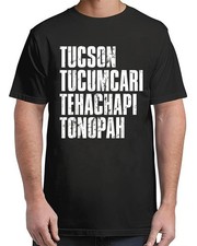 Tucumcari Retro Tucson Tehachapi Tonapah Tourist For Adult S-4XL