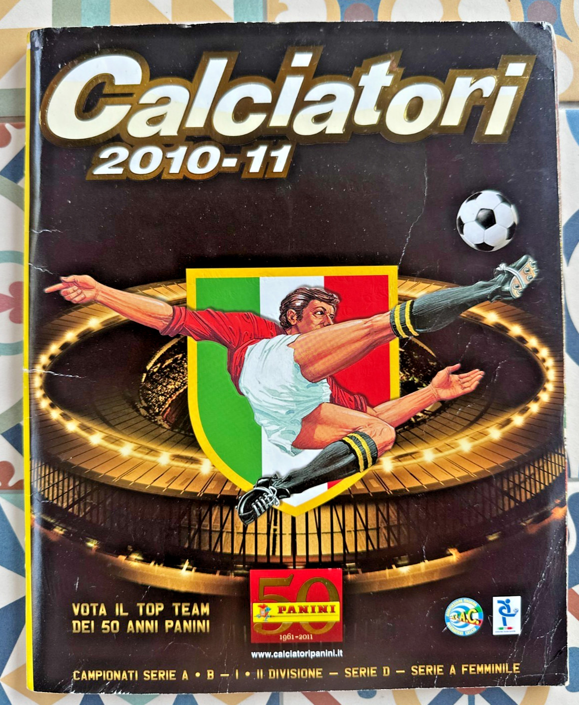 ALBUM CALCIATORI PANINI 2010/11 2010 2011 COMPLETO OTTIMO + AGG + FILM CAMPIONAT