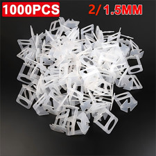 Tile Leveling System Clips Spacers 1mm - 1.5mm - 2mm 1000- 4000pcs