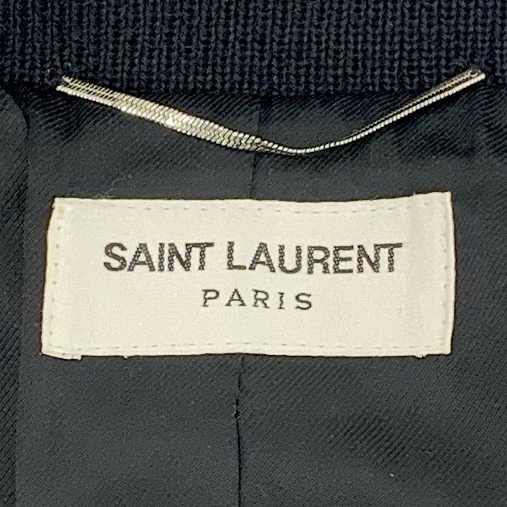 Saint Laurent Teddy Jacket nero XL 45 pollici spalla 59 pollici petto 63 pollici lunghezza 63 pollici s