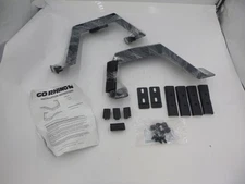 Pair of Go Rhino Running Board Drop Steps 69420000T For 2004-2025 Ford F-150