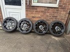 Fiat 500 Sport 16 Black Alloy Wheels  Tyres 195 45R16 Set X4 F2144