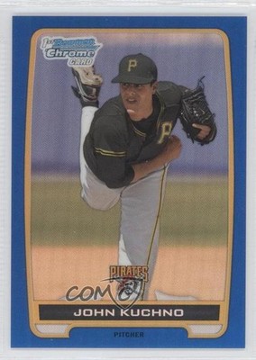 2012 Bowman Draft Chrome Picks Blue Refractor 61/250 John Kuchno #BDPP78 3d5