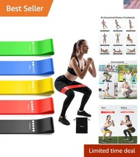 Latex Resistance Bands Set - Portable Exercise Kit for Strength Training