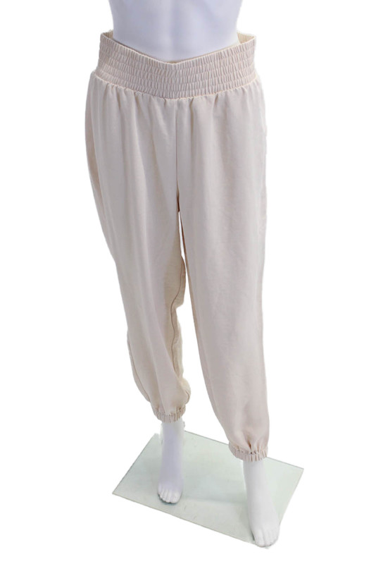 BB Dakota Steve Madden Womens High Rise Pull On Pants Alabaster Pink Size Medium