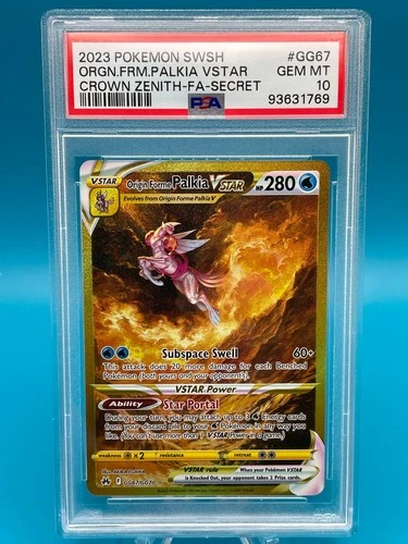 PSA 10 Origin Forme Palkia VSTAR GG67/GG70 - 2023 Pokemon Crown Zenith