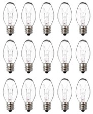 Snnalosses Wax Warmer Bulbs - 15W C7 Replacement for Scentsy Warm White