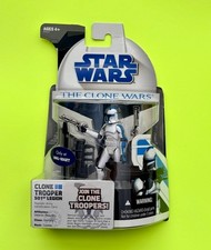 STAR WARS-THE CLONE WARS-CLONE TROOPER 501ST LEGION-WALMART EXCLUSIVE   2008-NEW