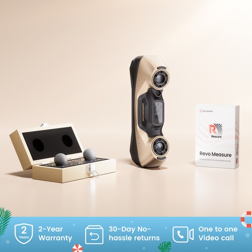 Revopoint MetroY Ultra CMM 3D Scanner For 3D Print Wireless Outdoor Laser Scan