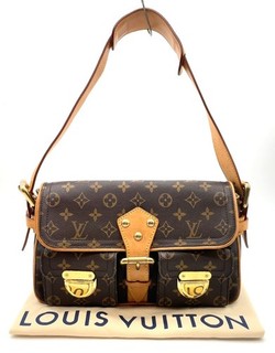 Auth Louis Vuitton Monogram Hudson PM M40027 Shoulder Bag W/Dustbag NS060696