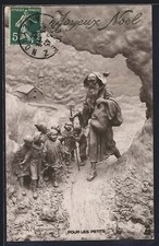 Cartolina Artistica Domenico Mastroianni: Monaco Con Bambini, Sullo Sfondo Chiesa, Wei 