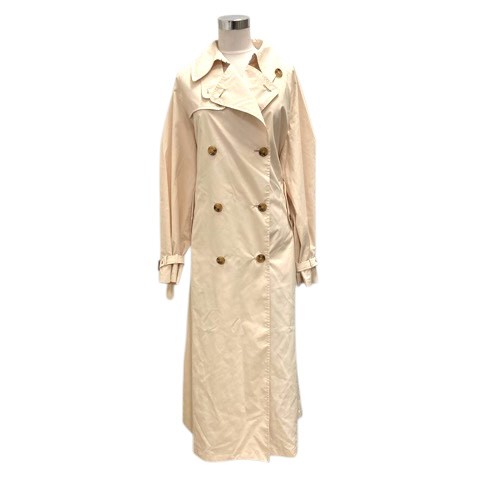 Ameri Women's Light Beige Trench Coat Spring Long… - image 4