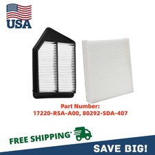 Engine & Cabin Air Filter Combo Set Fits Honda CR-V CRV 2.4L 2012-2014