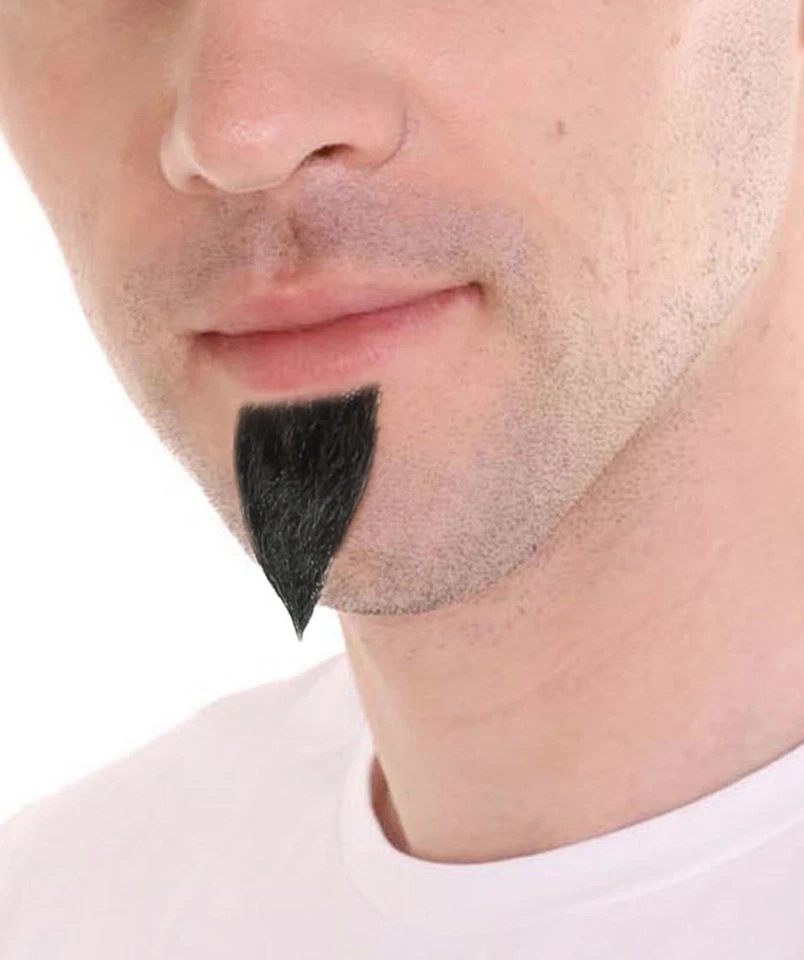 Juego de barba dique furgoneta pelo corto para hombre - bigote y perilla falsos negros | vello facial Foto 2 de 4