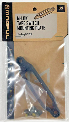 Magpul MAG631-BLK M-LOK Tape Switch Mounting Plate Insight PEQ,Black