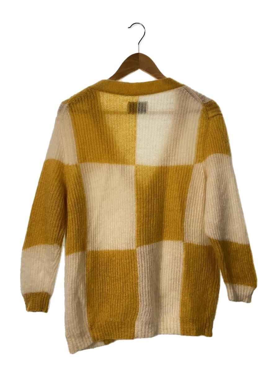 Black Weirdos Cardigan (Thick M Mohair Yellow 20AW-KN03 Used Black Weirdos Cardigan (Thick M Mohair Yellow 20AW-KN03 Used