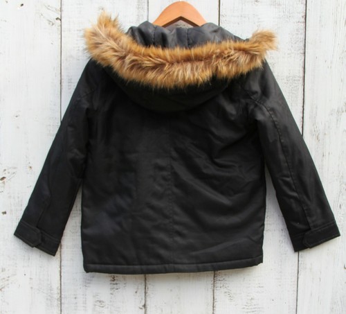 Gap Kids Boys Black Parka Coat Size XS (4-5) NEW - Picture 3 of 3