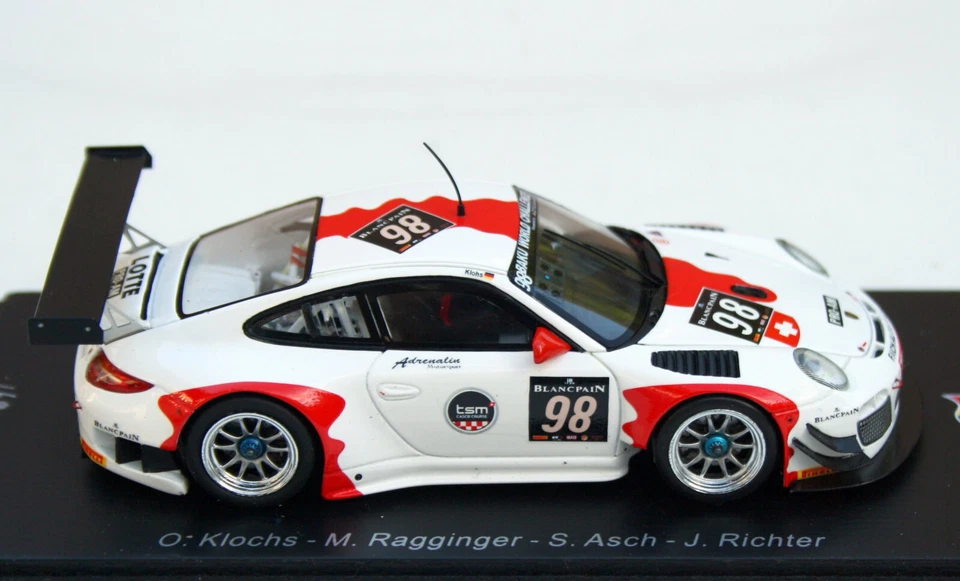 Porsche 911 GT3 R 997 "24h Spa Francorchamps 2013", Spark 1:43, Limitato 500 Pz - Immagine 3 di 4
