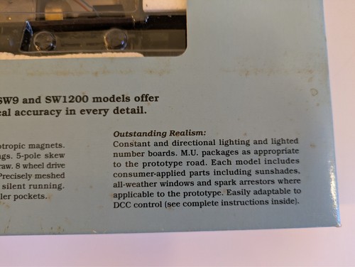 HO EMD SW9 NKP Nickel Plate Road DCC Ready NIB NOS # 21135 - Picture 5 of 6