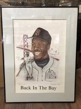 Barry Bonds "Back in the Bay" Lithograph Framed 20x26 #336/930