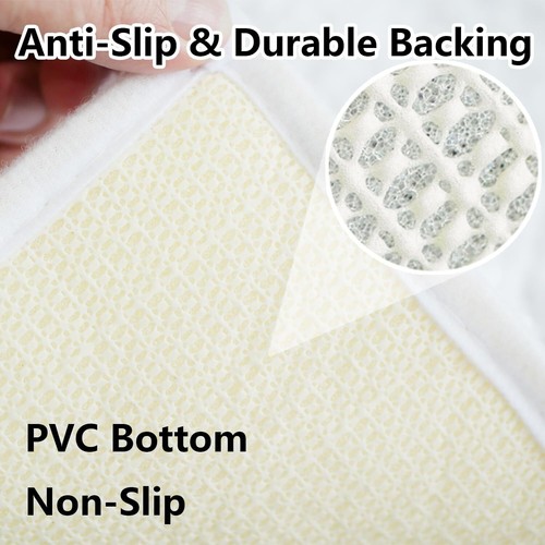 Chenille Bath Rug Set 2-Piece - Absorbent Non-Slip Mats Soft Bathroom Decor - 第 174/239 張圖片