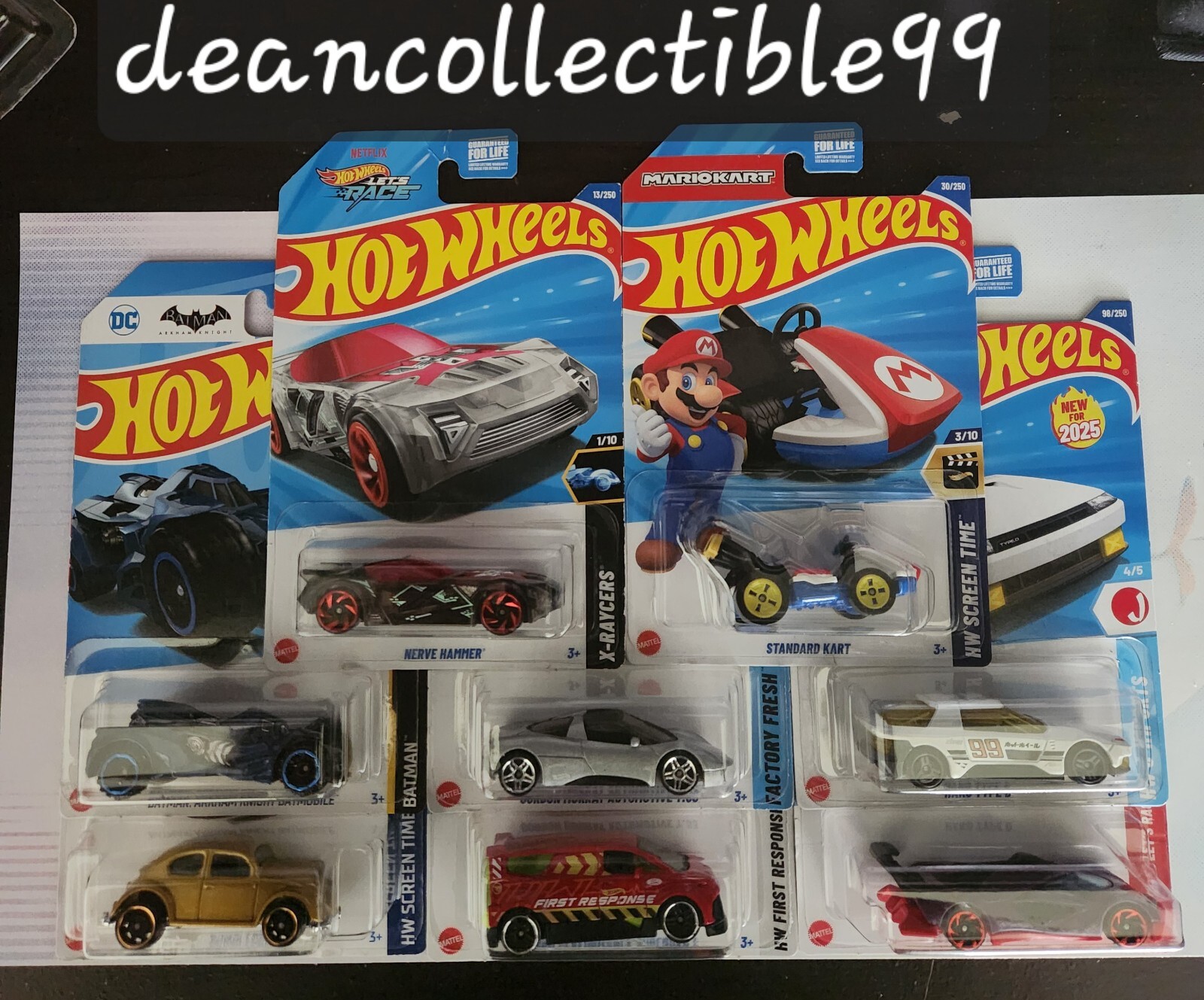 Hot Wheels 2025 Ford Performance Supervan 4 Treasure Hunt   8 Cars        18A