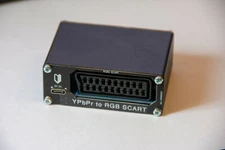 YPbPr to RGB SCART transcoder/converter