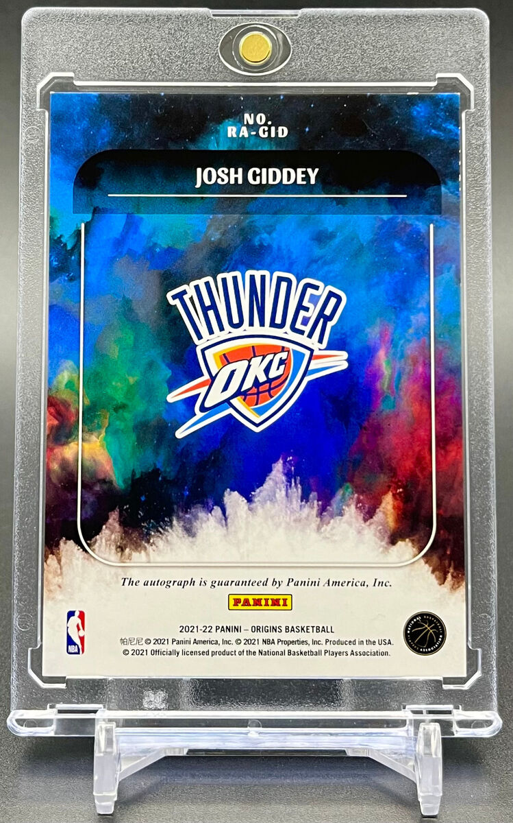 2021-22 Josh Giddey Origins Auto RC Rookie Silver Ink On 2021-22 Josh Giddey Origins Auto RC Rookie Silver Ink On