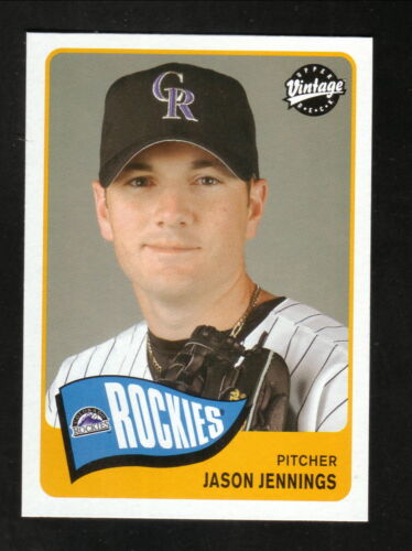Jason Jennings--Colorado Rockies--2003 UD Vintage Baseball Card--Number Error - Picture 1 of 2