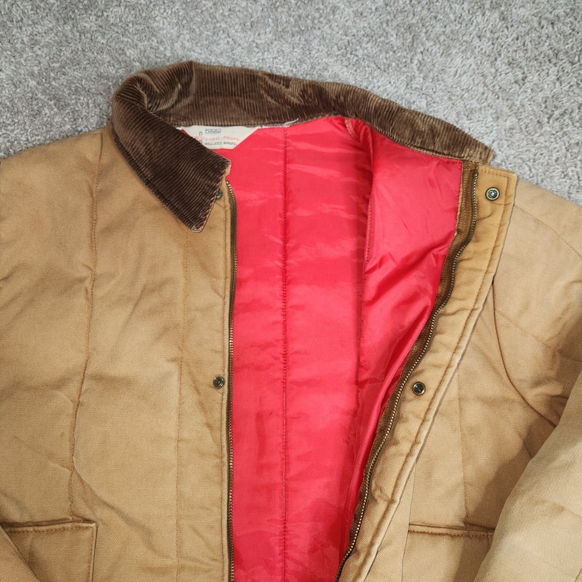 Vintage Walls Blizzard Pruf Insulated Work Jacket Men's 2XL