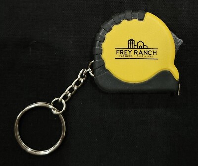 Frey Ranch Distillers Tape Measurer Keychain 1 Meter/39 inches!