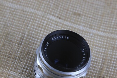 Lens Carl Zeiss Jena Tessar (2.8 / 50) Mount For camera Praktina