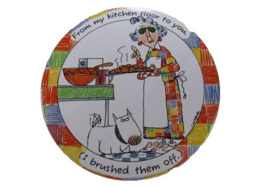Maxine Tin Canister ''From my kitchen floor to you. ( I brush them off.)''