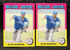 #243 - Alek Manoah - 2024 Topps Heritage - Blue Jays + Extra