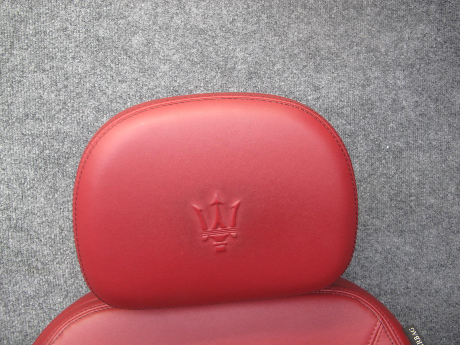 2017-2020 MASERATI LEVANTE M161 FRONT & REAR LEFT & RIGHT LEATHER SEAT SET RED